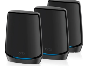 NETGEAR ORBI RBK863SB 6GBPS TRIBAND 3PC WIFI6 MESH SYSTEM (10GB PORT/1-YR ARMOR) - Zapcart Technology Qatar