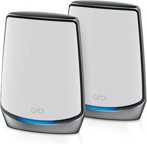 NETGEAR Orbi Whole Home Tri-band Mesh WiFi 6 System (RBK852) – Router with 1 Satellite Extender | Coverage up to 5,000 sq. ft., 100 Devices | AX6000 (Up to 6Gbps) - Zapcart Technology Qatar