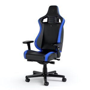 noblechairs EPIC Compact Gaming Chair - Black/Carbon/Blue - Zapcart Technology Qatar