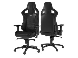 Noblechairs EPIC Gaming Chair - Genuine Leather BLACK - Zapcart Technology Qatar