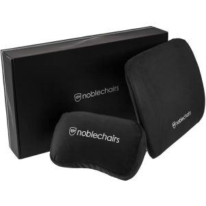 noblechairs Memory Foam Pillow Set - Black - Zapcart Technology Qatar