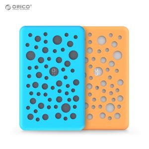 ORICO 2.5" Aluminium USB3.0 External SATA HDD Enclosure with Silicone Cover - Zapcart Technology Qatar