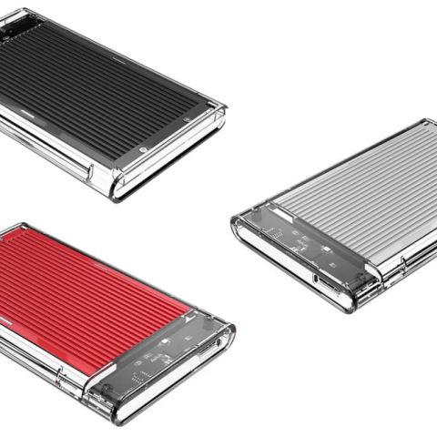 ORICO 2.5" USB 3.0 External SATA HDD Transparent Enclosure with Heatsink - Zapcart Technology Qatar