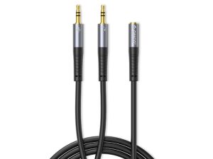 ORICO 3.5mm Microphone & Audio Male to Female 3.5mm Input for Headset/Earphone with Mic - Zapcart Technology Qatar