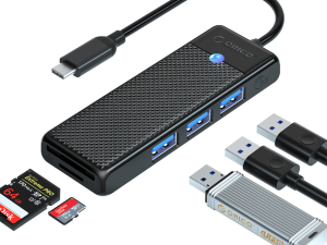 ORICO 3 Port USB Hub with SD& TD Card Reader - Zapcart Technology Qatar