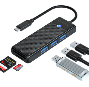 ORICO 3 Port USB Hub with SD& TD Card Reader - Zapcart Technology Qatar