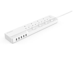 ORICO 4 AC Outlet Surge Protector with 5 USB Charging Port - Zapcart Technology Qatar