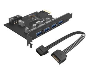 ORICO 4 Port USB3.0 PCI-E Expansion Card - Zapcart Technology Qatar