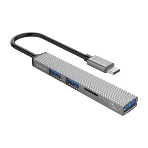 ORICO 4 port USB3.0/USB2.0 Hub with TF card Reader - Zapcart Technology Qatar