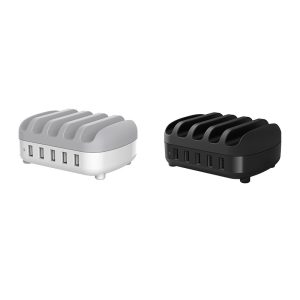 ORICO 40W 5 Port USB Smart Charging Station with Phone & Tablet Stand - Zapcart Technology Qatar