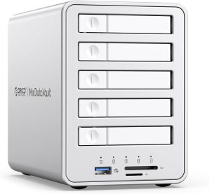 ORICO 5‐bay 2.5" Type C HDD/SSD enclosure with RAID - Zapcart Technology Qatar