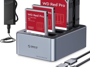 ORICO 6646C3-C 4-Bay USB 3.2 Gen 1 Aluminum Hard Drive Docking Station - Zapcart Technology Qatar