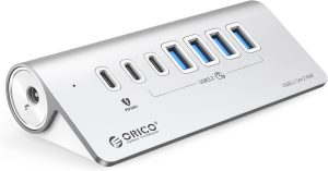ORICO 7 Port USB 3.2 10Gbps Hub with Charging - Zapcart Technology Qatar