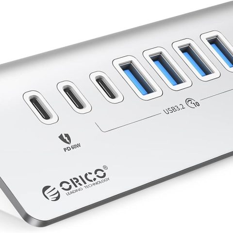 ORICO 7 Port USB 3.2 10Gbps Hub with Charging - Zapcart Technology Qatar