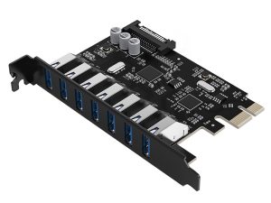 ORICO 7 Port USB3.0 PCI-E Expansion Card with Dual Chip - Zapcart Technology Qatar