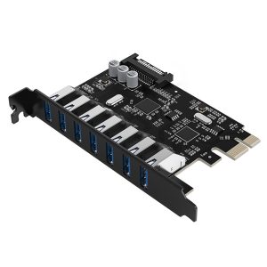 ORICO 7 Port USB3.0 PCI-E Expansion Card with Dual Chip - Zapcart Technology Qatar
