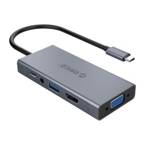 ORICO Aluminium 5 in 1 Multifuction Docking Station - Zapcart Technology Qatar
