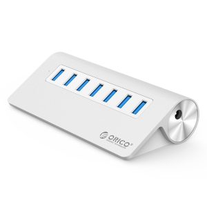 ORICO Aluminum Alloy 7 Port USB3.0 HUB with 30W Power Adapter - Zapcart Technology Qatar