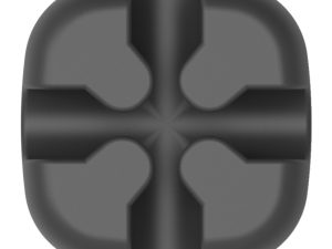 ORICO Desktop Cross-shaped Silicone Cable Clip - Zapcart Technology Qatar