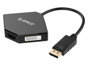 Orico Display port to HDMI, DVI and VGA Adapter - Zapcart Technology Qatar