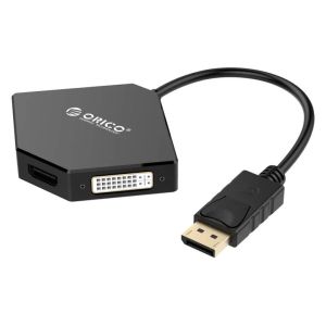 Orico Display port to HDMI, DVI and VGA Adapter - Zapcart Technology Qatar