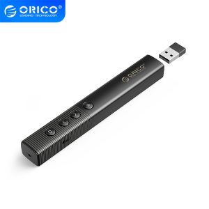 ORICO Presentation Clicker Remote Laser Pointer Wireless USB Presenter Slideshow PowerPoint Clicker 2.4GHz for Mac Win Projector - Zapcart Technology Qatar