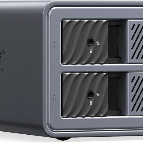 ORICO RAID 2 Bay Hard Drive Enclosure USB 3.0 for 2.5/3.5 inch SSDs HDDs Up to 40TB Support 0/1/JBOD/CLEAR Modes Expansion Backup(Aluminum Alloy)-9828RU3 - Zapcart Technology Qatar