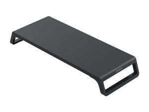 ORICO Stand Monitor Solid Wood+ABS Black | Wood - Zapcart Technology Qatar