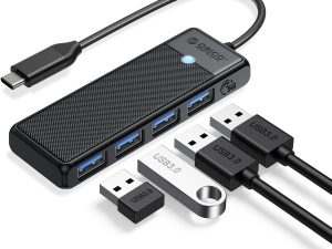 ORICO USB C Hub 4 Ports, USB C to USB Multiport Adapter with 4 USB 3.0 Ports - Zapcart Technology Qatar