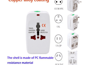 PC-DOCTOR-International Travel Adapter Charger Euro AU UK USA Plug - Zapcart Technology Qatar