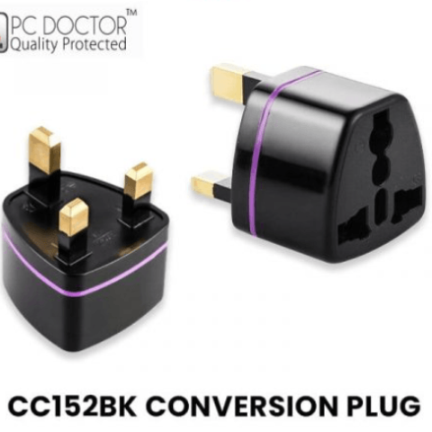 PC DOCTOR-Power Socket Plug Travel Charger Adapter Converter Plug - Zapcart Technology Qatar