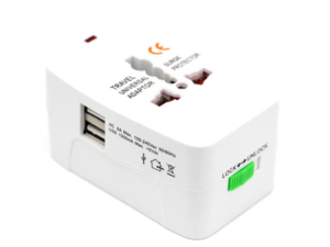 PC DORTOR-5V/1A 2 USB PORT UNIVERSAL CHARGER - Zapcart Technology Qatar