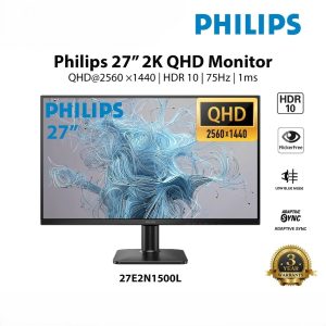 PHILIPS 27E2N1500L 27’’ 2K QHD IPS Monitor - Zapcart Technology Qatar