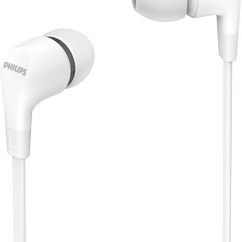 PHILIPS In-ear Headphones w Mic 3.5mm Audio Jack (White) - Zapcart Technology Qatar