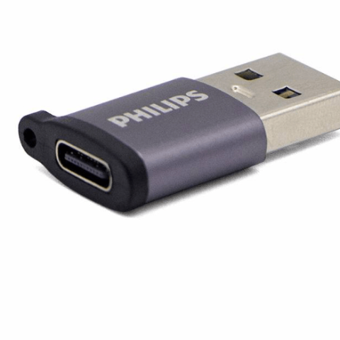 PHILIPS USB 3.0 TO USB-C Female (GREY) - Zapcart Technology Qatar