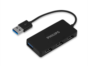 PHILIPS USB-A 3.0 TO 4 USB-A PORTS HUB 1*USB-A 3.0 + 3*USB-A 2.0 - Zapcart Technology Qatar