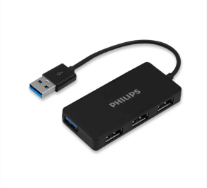 PHILIPS USB-A 3.0 TO 4 USB-A PORTS HUB 1*USB-A 3.0 + 3*USB-A 2.0 - Zapcart Technology Qatar