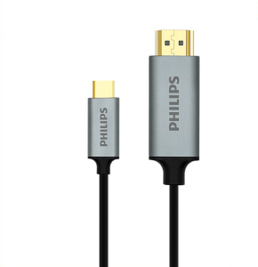 PHILIPS USB-C TO 4K HDMI CABLE 1.5M DELIVERY 4K 60HZ VIDEO FROM MOBILE DEVICE - Zapcart Technology Qatar