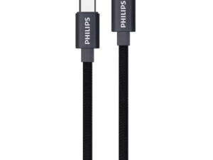 PHILIPS USB-C TO USB-C CABLE CHARGING 60W 1M (BLACK) - Zapcart Technology Qatar