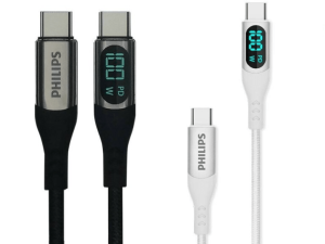 PHILIPS USB-C TO USB-C DISPLAY, CHARGE & SYNC CABLE CHARGING 100W 1.2M - Zapcart Technology Qatar
