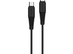 PHILIPS USB-C TO USB-C SYNC & CHARGE CABLE 1.2M (BLACK) - Zapcart Technology Qatar