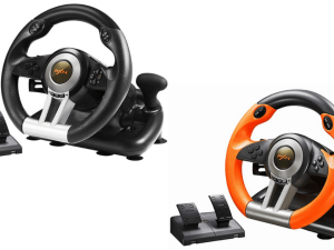 PXN V3 PRO RACING GAME STEERING WHEEL WITH BRAKE PEDAL RACING GAME STEERING - FOR PC/PS3/PS4/XBOX ONE/SWITCH - Zapcart Technology Qatar