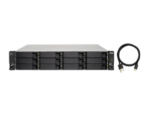 Qnap TL-R1200C-RP(USB) Rackmount USB 3.2 Gen 2 Type-C high-capacity JBOD storage enclosure with redundant power - Zapcart Technology Qatar