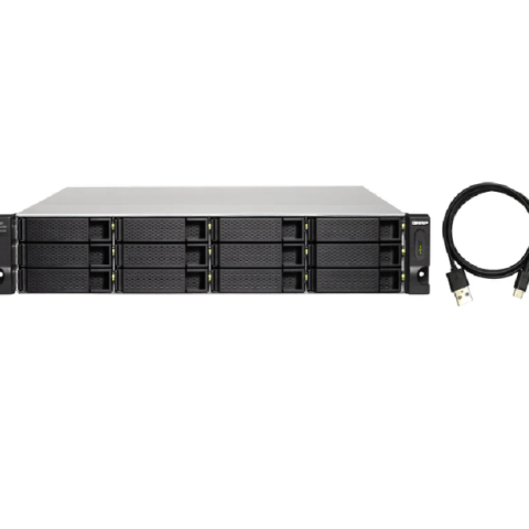 Qnap TL-R1200C-RP(USB) Rackmount USB 3.2 Gen 2 Type-C high-capacity JBOD storage enclosure with redundant power - Zapcart Technology Qatar