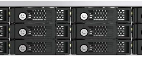 Qnap TL-R1200PES-RP 12 Bay PCIe Interface JBOD, supporting SATA drives, for petabyte-scale expansion designed specifically for QNAP NAS - Zapcart Technology Qatar