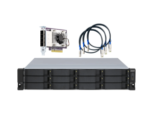 Qnap TL-R1200S-RP High-performance rackmount SATA 6GB/s JBOD storage enclosure, with redundant power supply - Zapcart Technology Qatar