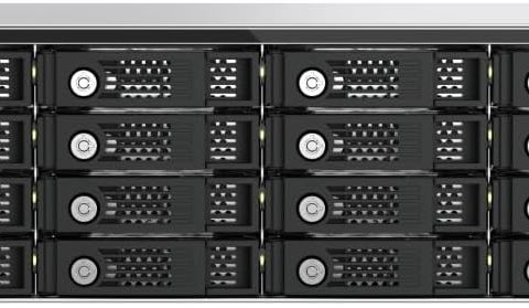 Qnap TL-R1600PES-RP 16 Bay PCIe Interface JBOD, supporting SATA drives, for petabyte-scale expansion designed specifically for QNAP NAS - Zapcart Technology Qatar