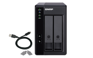 QNAP TR-002 2-Bay USB Type-C Direct Attached Storage ADD ON TOSHIBA N300 - Zapcart Technology Qatar