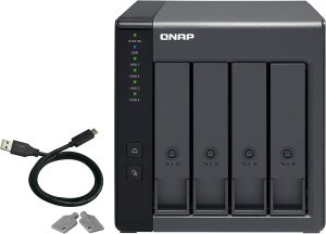 QNAP TR-004 4-Bay USB Type-C Direct Attached Storage ADD ON TOSHIBA N300 - Zapcart Technology Qatar