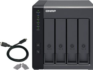QNAP TR-004 4-Bay USB Type-C Direct Attached Storage ADD ON TOSHIBA N300 - Zapcart Technology Qatar